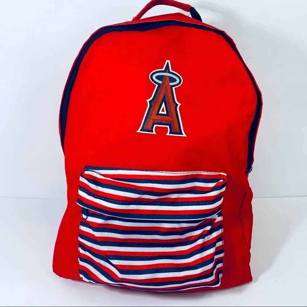 LA Angels / San Diego Zoo Backpack Safari Pack Striped California Angels MLB